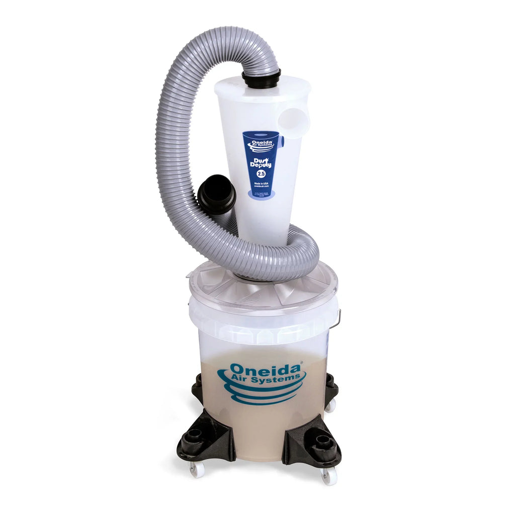 Oneida Air Systems Dust Deputy 2.5 Deluxe All Clear Cyclone Separator Kit