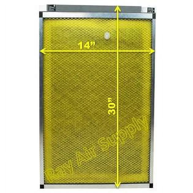 RayAir Supply 14x30 MicroPower Guard Air Cleaner Replacement Filter Pads (3 Pack)