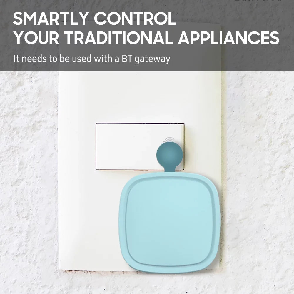 BT Fingerbot Home Automation Controller APP Control Voice Control Schedule Timer Fingerbot Home Appliances Switch Pusher Smart Controller (BT Gateway Required)
