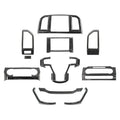 Teledu Interior Center Console Trim Cover Kit F150 15+ Black Wood Accessories