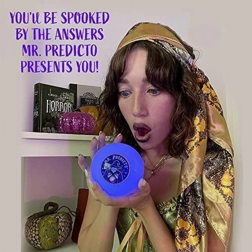 Mr Predicto Fortune Telling Ball The Fun Way To Discover Your Future Ask A Yes Or No Question & Hell Magically Speak The Answer Like A Next Generation Magic 8 Ball Fortune Teller Toy