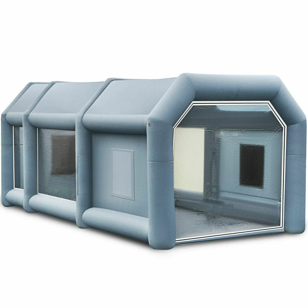 23x13x8FT Inflatable Spray Booth Paint Tent Mobile Portable Car Workstation New