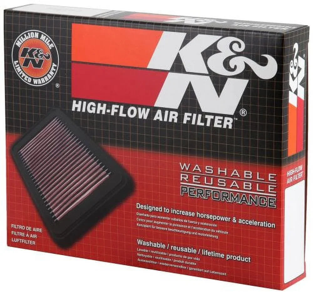 K&N Engine Air Filter: High Efficiency Premium, Washable, Replacement Filter: 2007-2019 Nissan/Infiniti/Suzuki/Fiat V6 (370Z, FairladyZ, Skyline 370 GT, QX50, Q40, Q60, G37, EX37), 33-2399