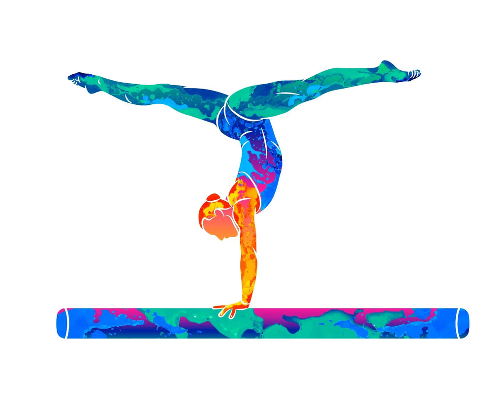 Athletic Bar 8ft Adjustable Acrobatic Tube Beam, High/Low Floor Balance Beam Gymnastics Equipment for Kids/Adults Gymnastics Beam for Gymnastics Competition Training Practice fine Yoga Stretching Pink