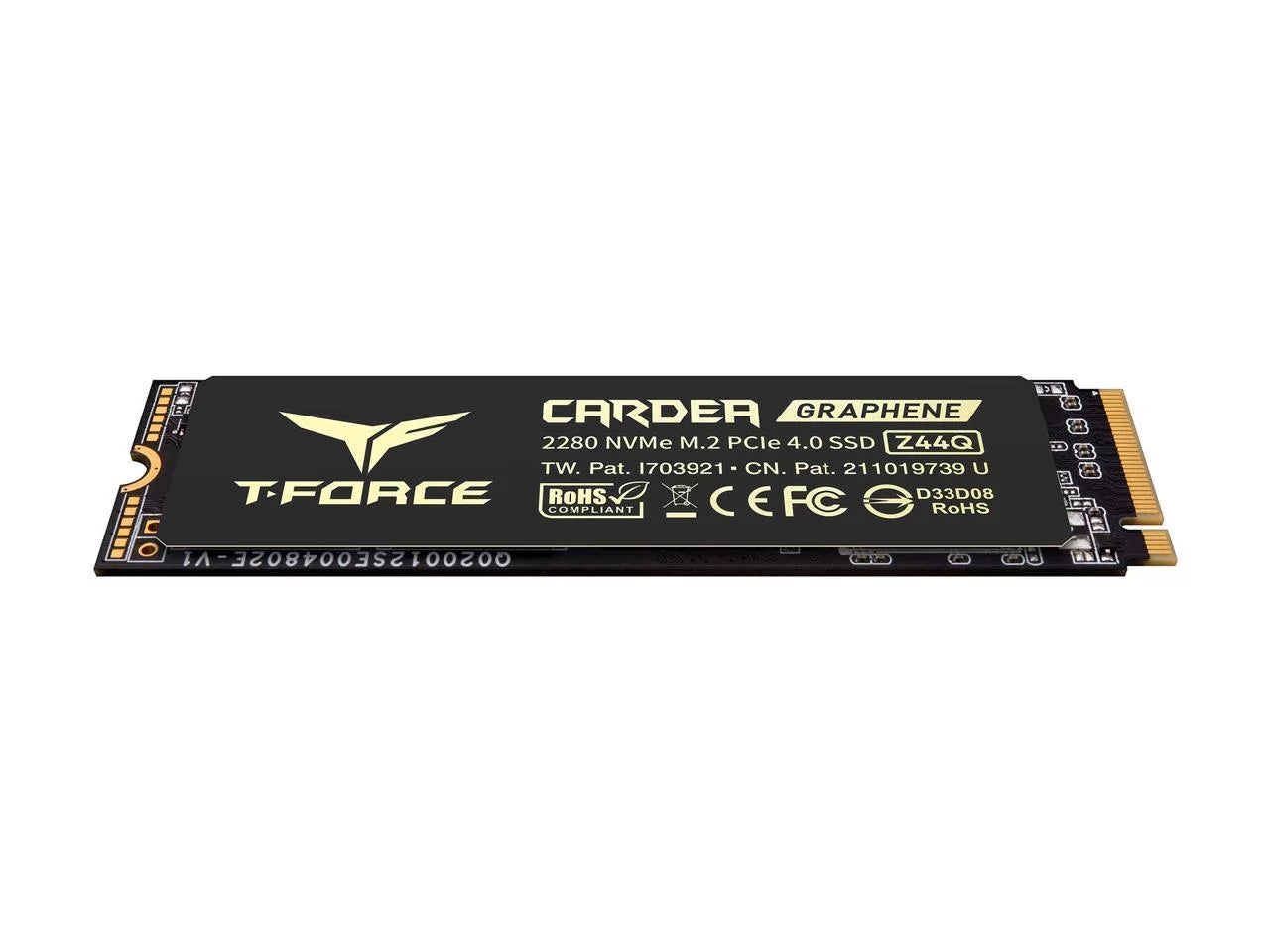 Team Group T-FORCE CARDEA Z44Q M.2 2280 2TB PCIe Gen4.0 x4, NVMe 1.4 Internal Solid State Drive (SSD) TM8FPQ002T0C327