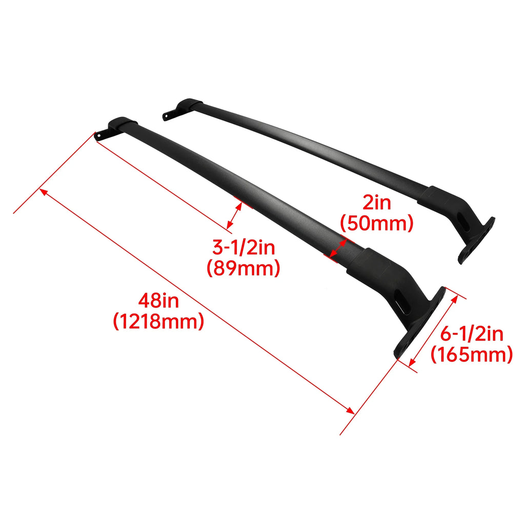 Kojem Roof Rack for 2018-2023 Ford Expedition/Lincoln Navigator Cross Bars Luggage Cargo Carrier