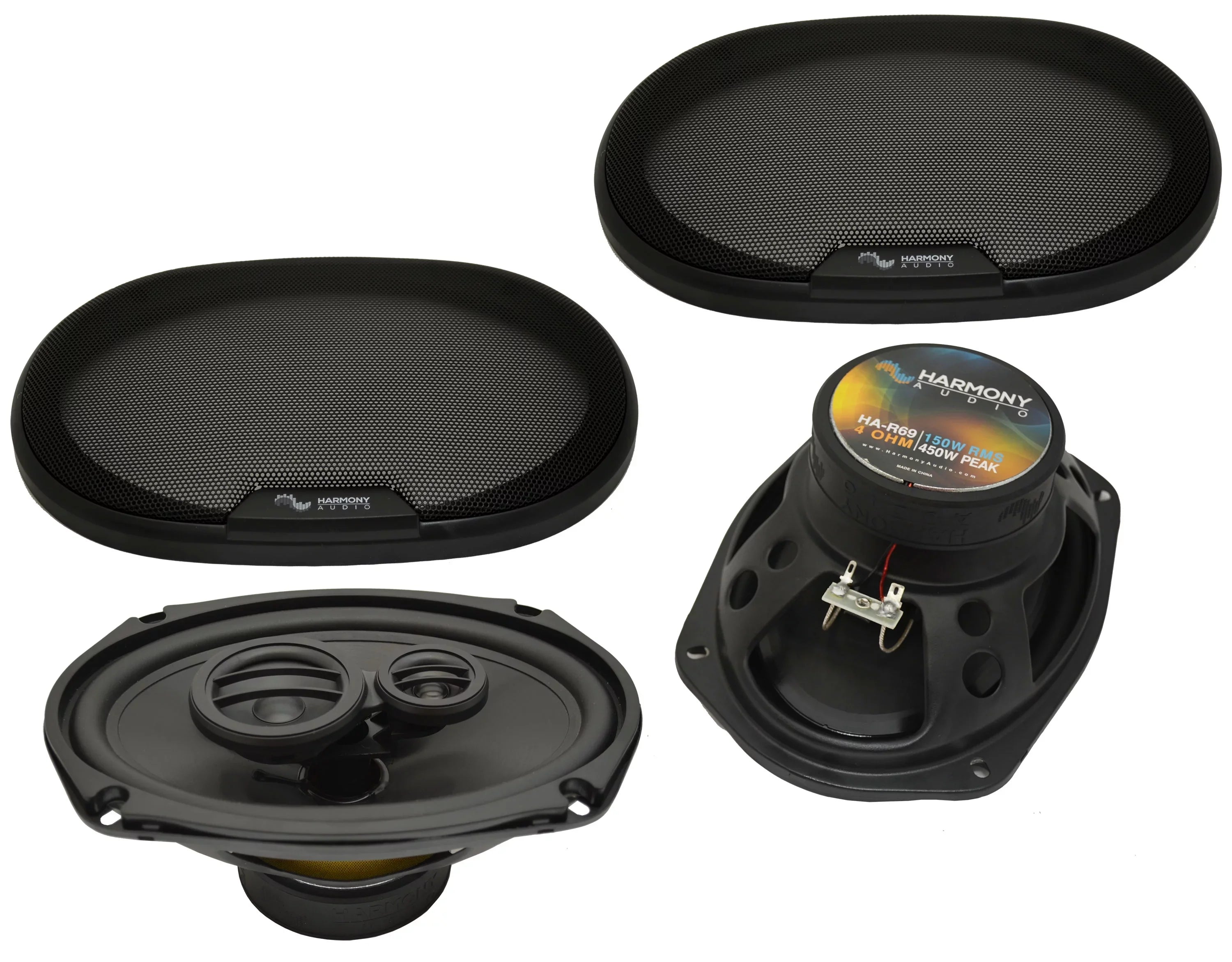 Fits Volvo S70 1998-2000 Rear Deck Replacement Speaker Harmony HA-R69 Speakers