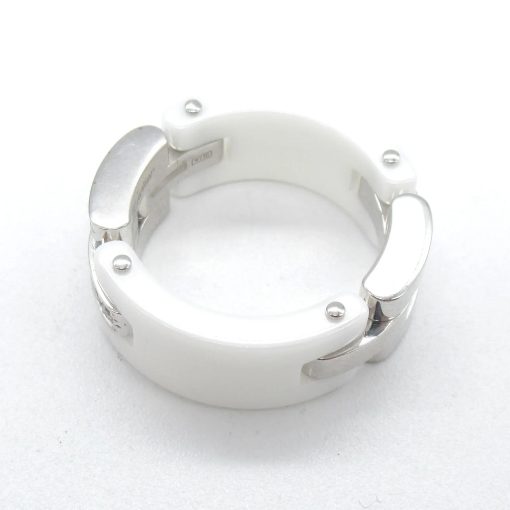 Pre-Owned CARTIER Mayon PANTHERE diamond ring Ring White Clear K18WG(WhiteGold) diamond White Clear (Good)