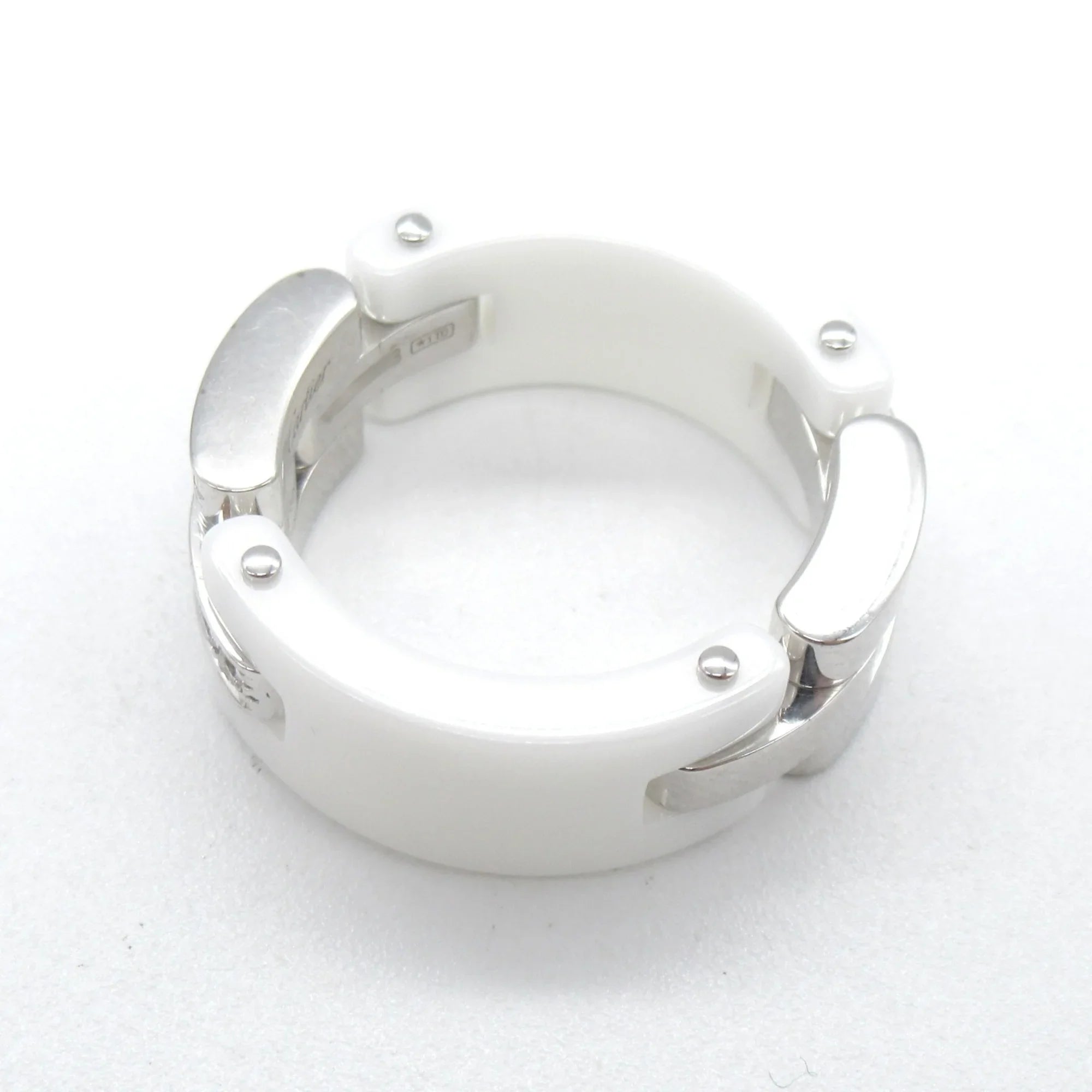 Pre-Owned CARTIER Mayon PANTHERE diamond ring Ring White Clear K18WG(WhiteGold) diamond White Clear (Good)