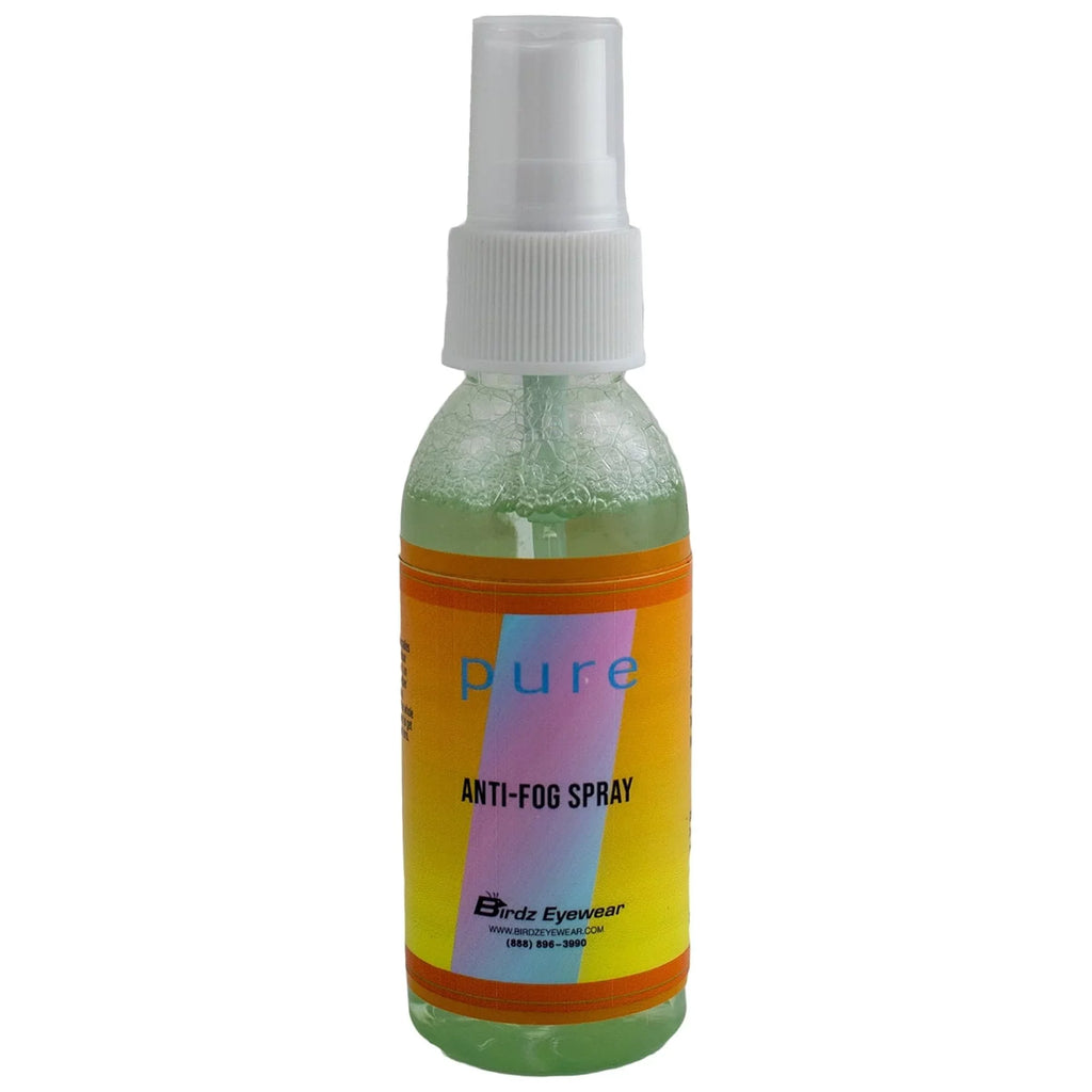 Ten 2oz Bottles of Birdz Eyewear Anti Fog Spray & Defogger for Glasses Goggles Swimming Paintball and Diving Accessories - Safe on All Lenses