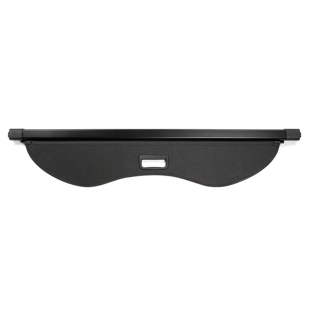 Ikon Motorsports Cargo Cover Compatible With 2013-2019 Ford Escape All Models PVC & Aluminum Rod Black Security Rear Trunk Cover Security Retractable Shield