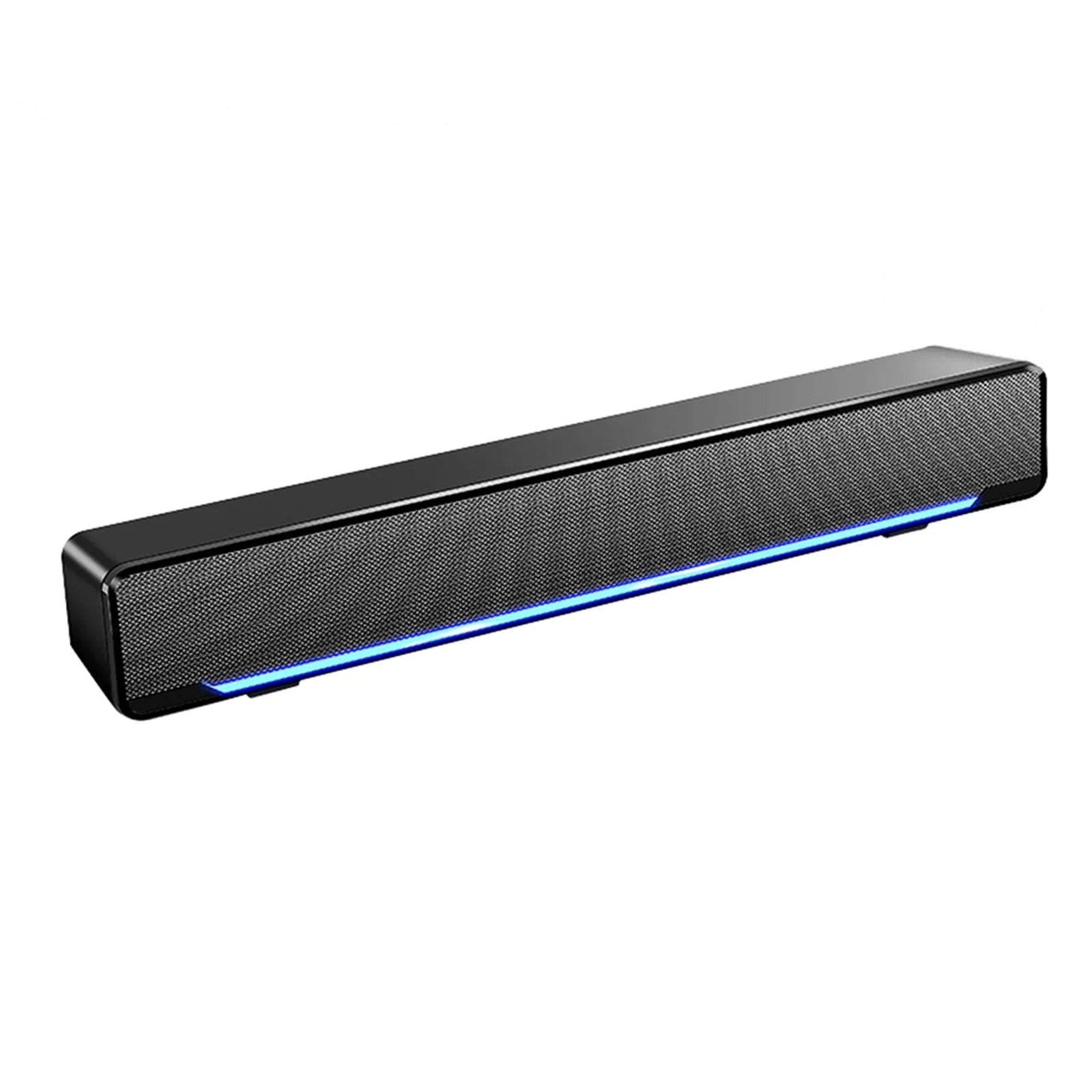 Carevas V-196 USB Wired Computer Speaker Bar Stereo Subwoofer Powerful Music Player Bass Surround Sound Box 3.5mm Audio Input for PC Mobile pc Smartphone Tablet MP3 MP4