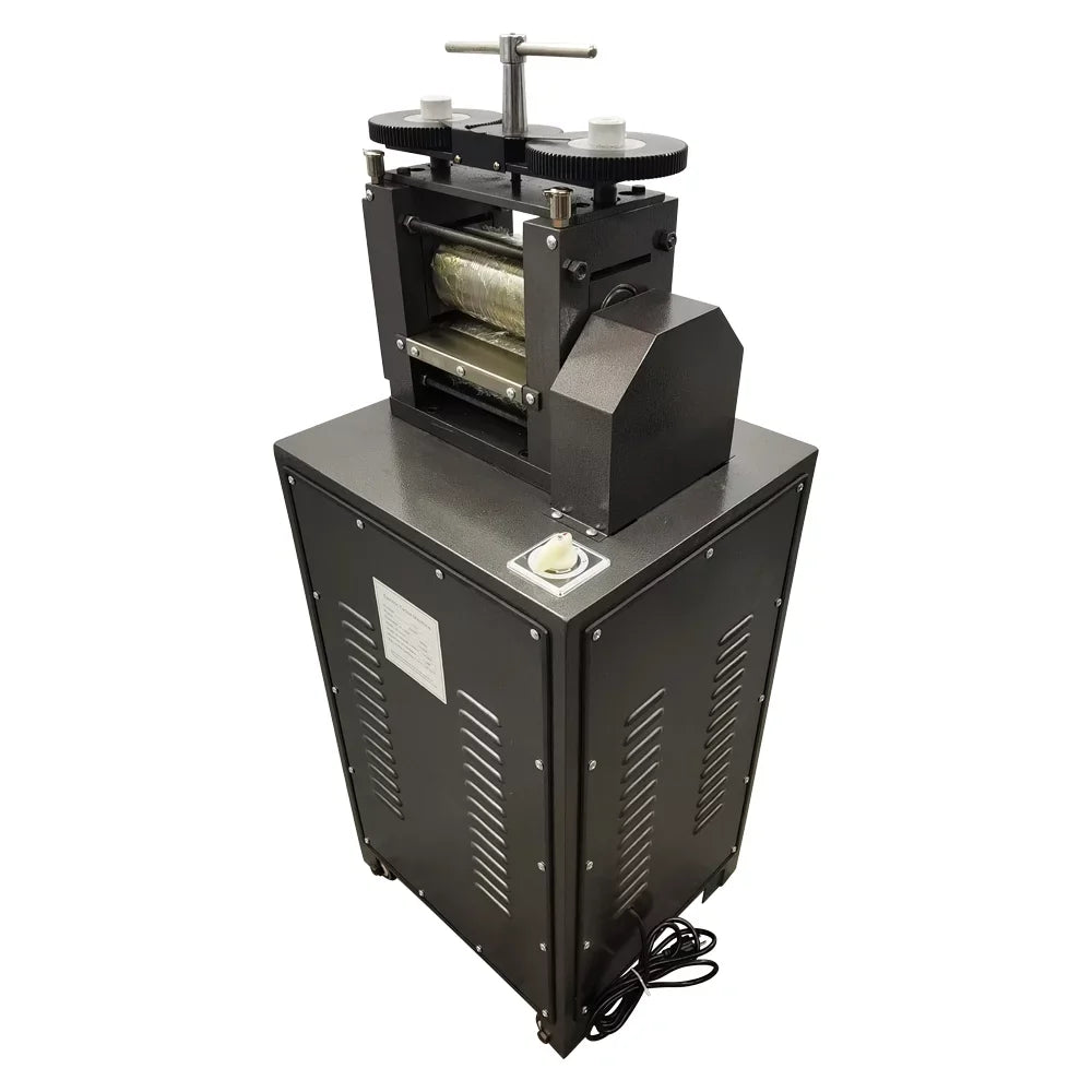 INTSUPERMAI Electric Rolling Mill Flake Machine for Jewelry Gold Making Smooth Roller