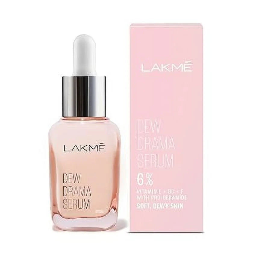 Lakme 6% Dew Drama Serum for improved Skin Barrier & Dewy, Radiant Skin, 15ml