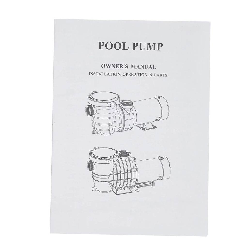 Denest Hbp1500ⅱ 2.0hp 1500w Inground/ Above Ground Swimming Pool Pump with Strainer Basket and Connectors