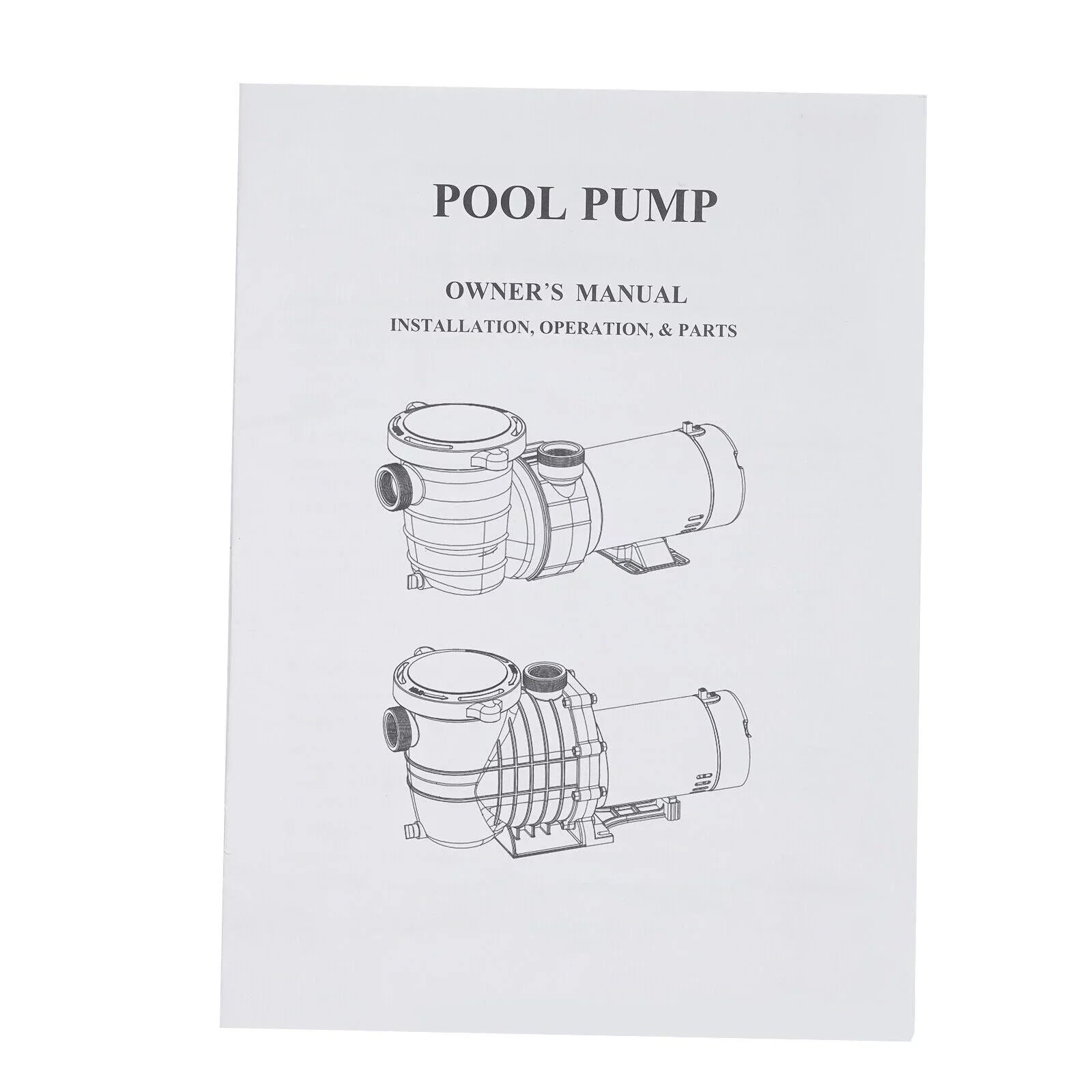 Denest Hbp1500ⅱ 2.0hp 1500w Inground/ Above Ground Swimming Pool Pump with Strainer Basket and Connectors