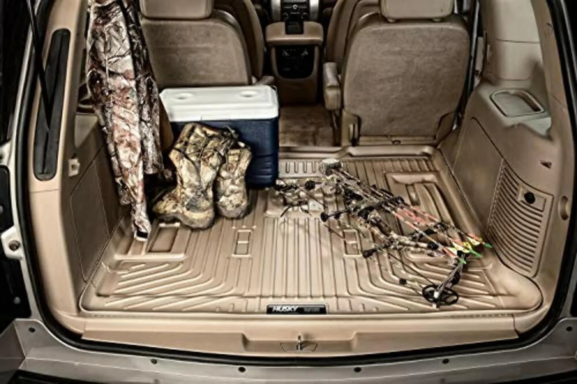 Husky by RealTruck 28261 Weatherbeater Cargo Liner Compatible with select: 2007-2014 Chevrolet Suburban, 2007-2014 GMC Yukon XL