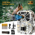 Trail Camera, 30MP 2k Game Camera with Infrared Night Vision Wildlife Surveillance, Farm Monitoring, Liquid Hunting Trail Monitor with 120° Wide Angle Lens