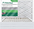 Filterbuy 12x25x2 MERV 8 Pleated HVAC AC Furnace Air Filters (4-Pack)
