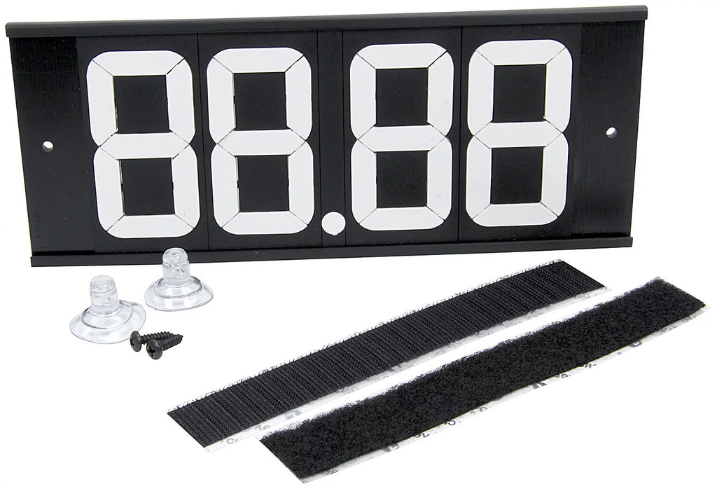 Allstar ALL23293 Dial-in Board 4 Digit w/Suction Cups and Velcro