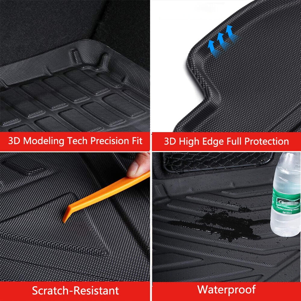 All Weather Protection Cargo Liner Cargo Trunk Mat for 2018-2023 BMW X3 Non 30e