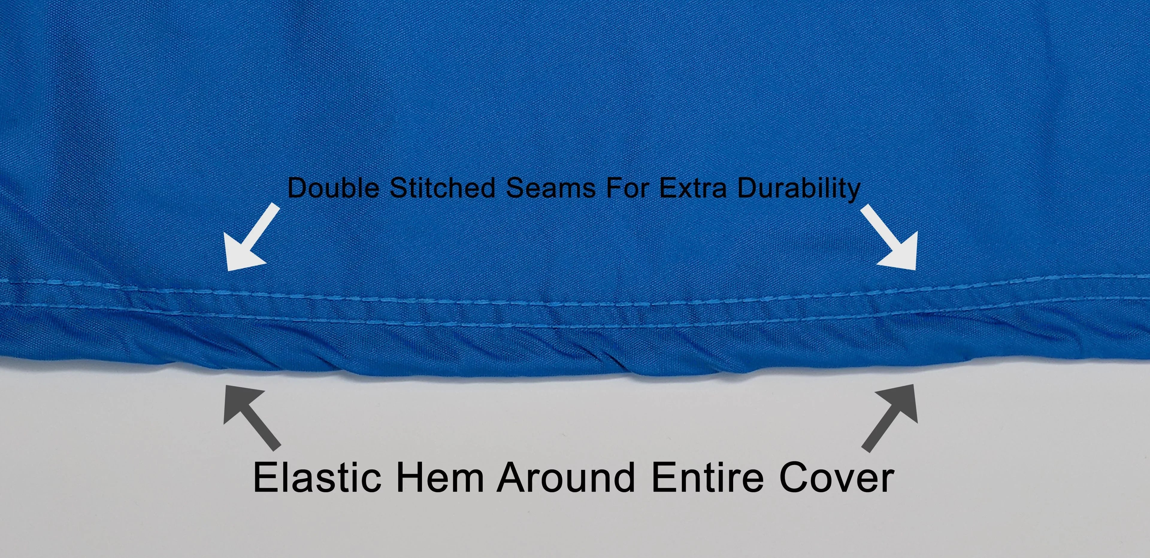 Weatherproof Jet Ski Cover For KAWASAKI Jet Ski STX-12F 2003-2004 - BLUE / Black Color - All Weather - Trailerable - Protects from Rain, Sun, UV Rays, And More! Includes Trailer Straps And Storage Bag