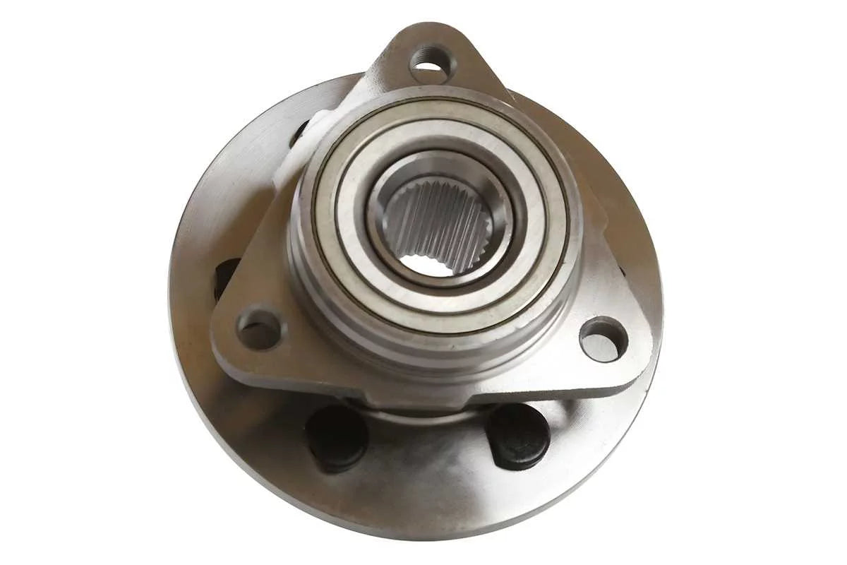 AutoShack Front Wheel Bearing Hub Assembly Brake Rotors Ceramic Pads Kit Driver and Passenger Side Replacement for 2000 2001 2002 Dodge Dakota Durango 2.5L 3.9L 4.7L 5.2L 5.9L V6 V8 4WD