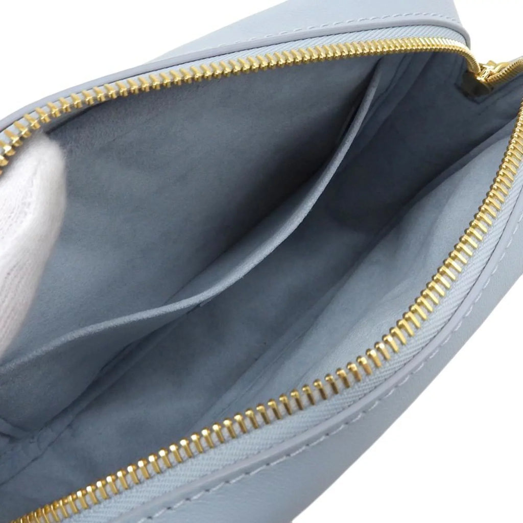 Pre-Owned Louis Vuitton LOUIS VUITTON Epi New Wave Camera Bag Shoulder LV Light Blue M55329 (Like New)