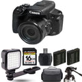 PowerShot SX70 HS Digital Camera + Extra Battery + LED - 16GB Kit