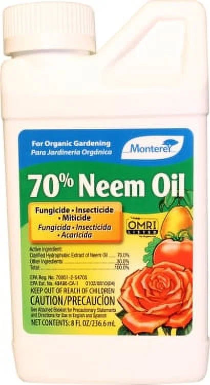 Monterey 70% Neem Oil Concentrate, 8oz