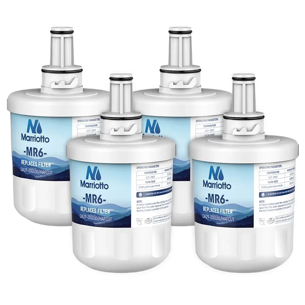 MARRIOTTO Replacement Fluid Filter For DA29-00003G, HAFCU1, RFG237AARS, 4 Pack