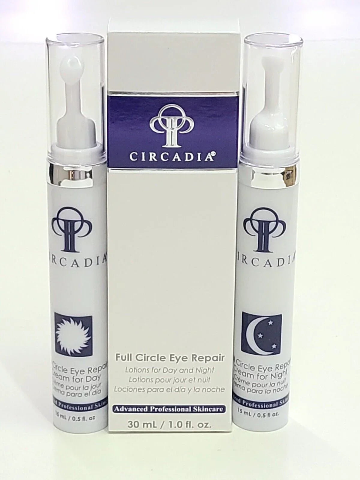 Full Circle Eye Repair Lotions for Day and Night 1 oz.