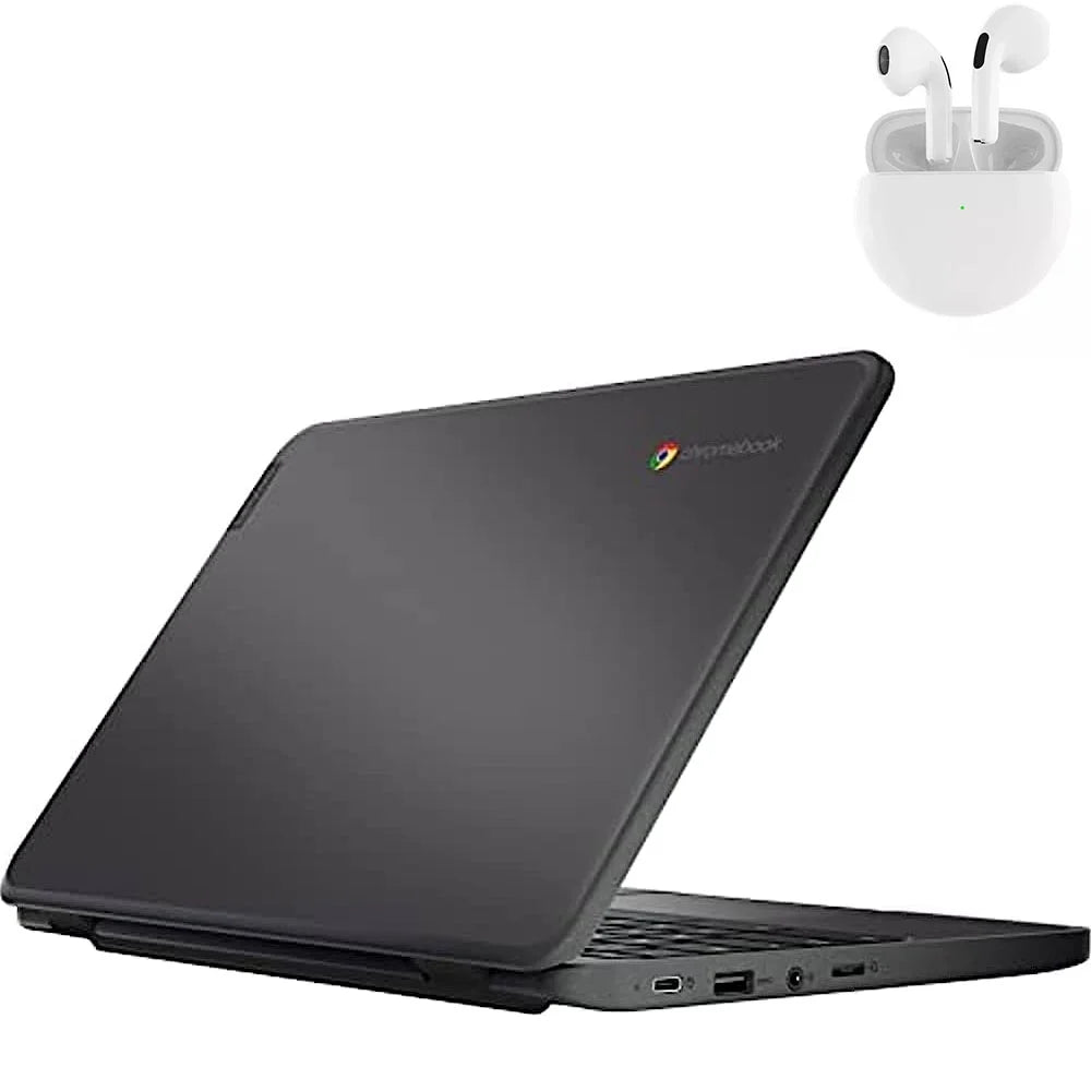 Restored 100e Mobile pc 11.6" Processor 4GB RAM 64GB SSD Windows 10 Pro with Wireless Earbuds (Refurbished)