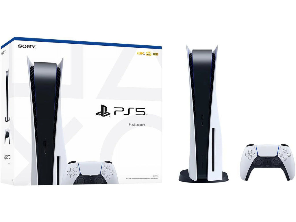 TEC PlayStation_PS5 Gaming Console (Disc Version) with One Extra Controller Bundle