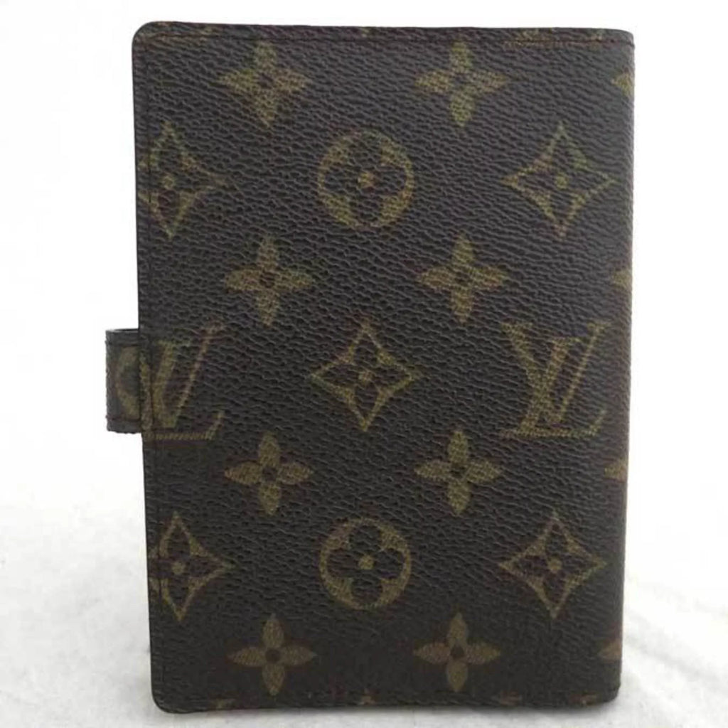 Pre-Owned Louis Vuitton LOUIS VUITTON Notebook Cover Monogram Agenda PM Canvas Brown Unisex R20005 (Good)