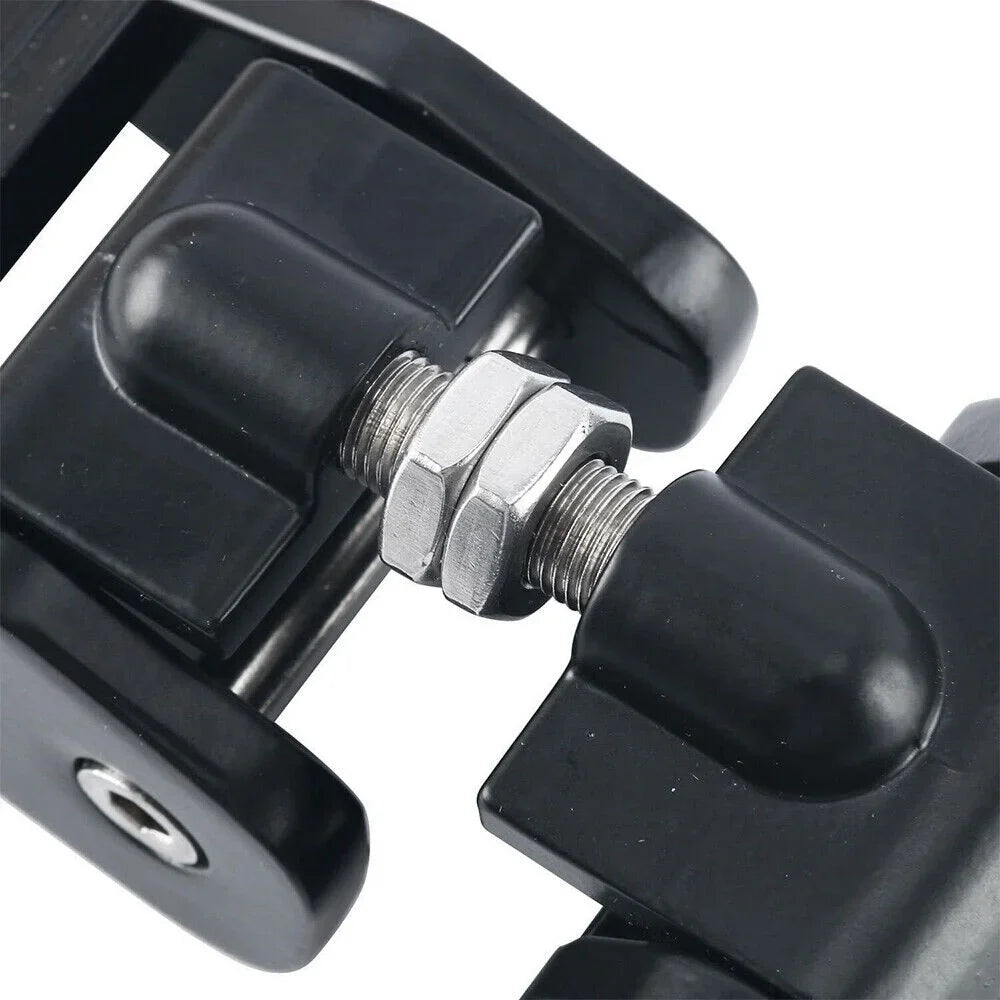 Jahy2Tech Set of 2 Black Front Hood Latch Lock Catch for Jeep Wrangler JK 07-18 - Increased Vehicle Protection