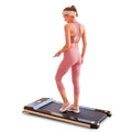 CoSoTower Portable Treadmill Under Desk Walking Pad Flat Slim Treadmill with LED Display & Sport APP, Running Machine for Apartment and Small Space without Assembling