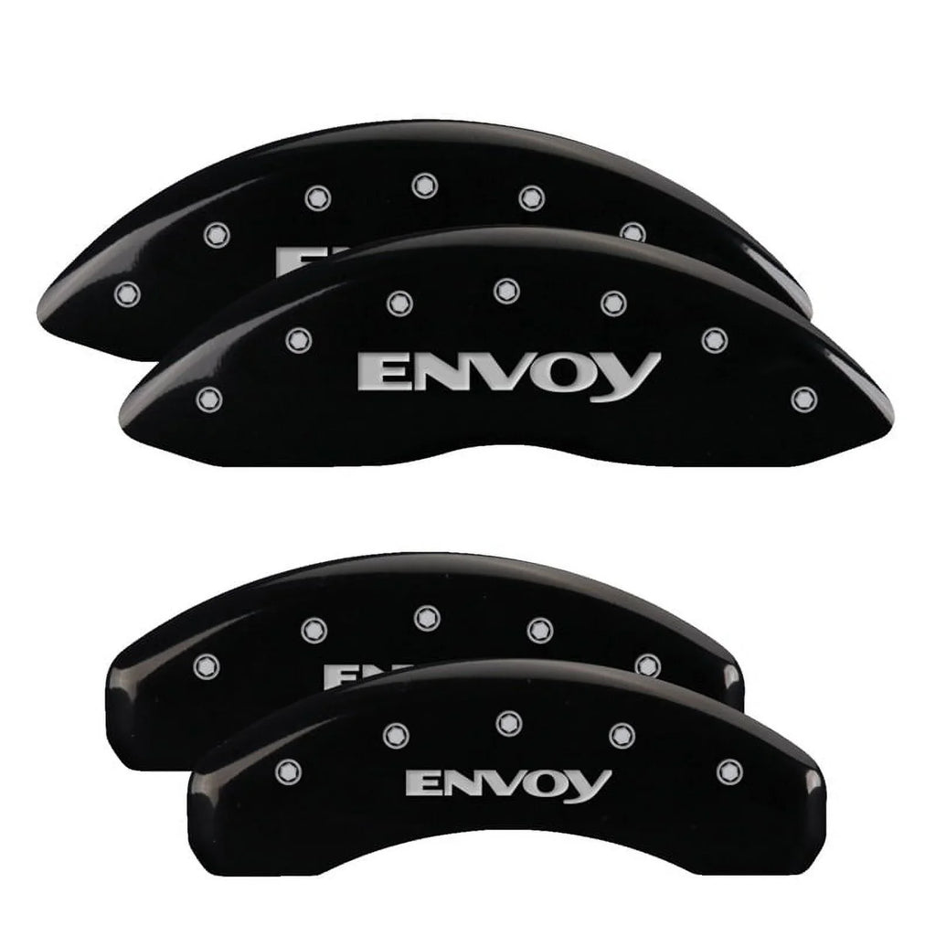 MGP 4 Caliper Covers Engraved Front & Rear MOPAR Black finish silver ch Fits select: 2013 CHRYSLER 300, 2012 CHRYSLER 300C LIMITED