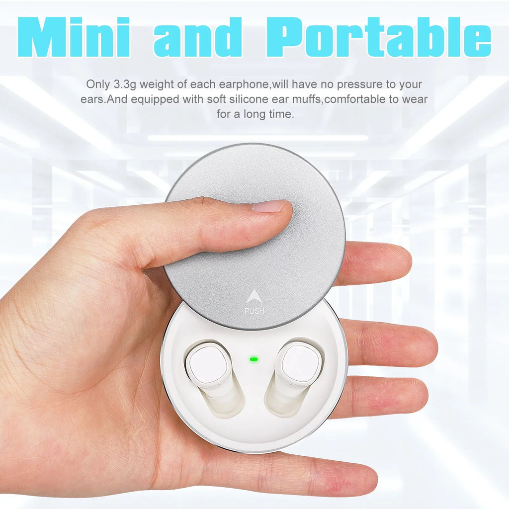 UrbanX X7 Sports Wireless Earbuds 5.0 IPX5 Liquid Touch Control True Wireless Earbuds with Mic Earphones in-Ear Deep Bass Built-in Mic Bluetooth Headphones For Xperia L1
