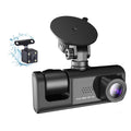 ammoon 3 Camera Dash Cam with WiFi, Clear Car Video Recorder for Auto Safety Driving