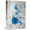 Global Gallery Fluid Lakes on Hubbard Glacier - Wrangell-St. Elias National Park - Alaska Art Print - Matthias Breiter