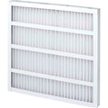 Global Industrial High Capacity Pleated Air Filter, MERV 8, Self-Supported, 20"Wx20"Hx2"D, Lot of 12