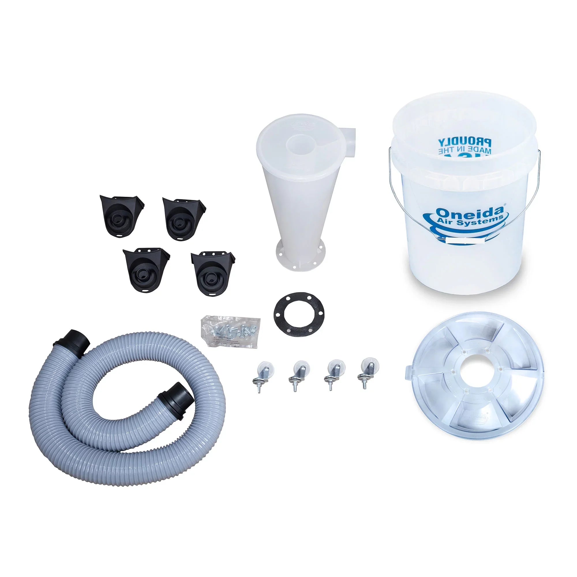 Oneida Air Systems Dust Deputy 2.5 Deluxe All Clear Cyclone Separator Kit