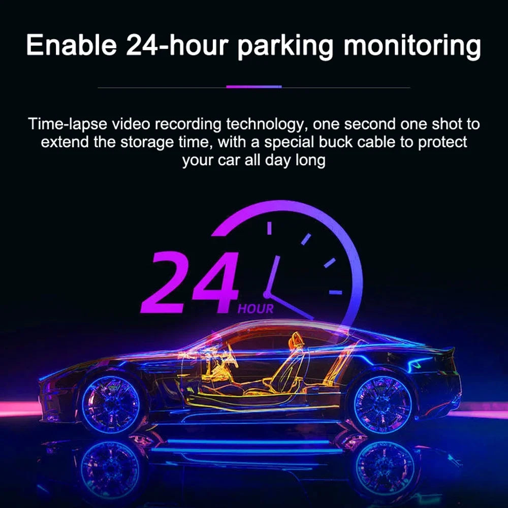 Arealer Dashcam,Auto Safety Clear Car 3 Cameras Wide Car Rearview Wide Car Wide Auto Dashcam Car - 3 Cameras Car Video Car Camera Dash Cam Car Auto Video - Auto - Auto With Rearview Video Car Owsoo