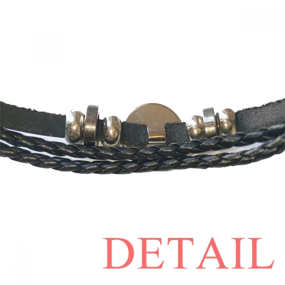 Famous Poetry Quote Seize It Live It Bracelet Braided Leather Woven Rope Wristband