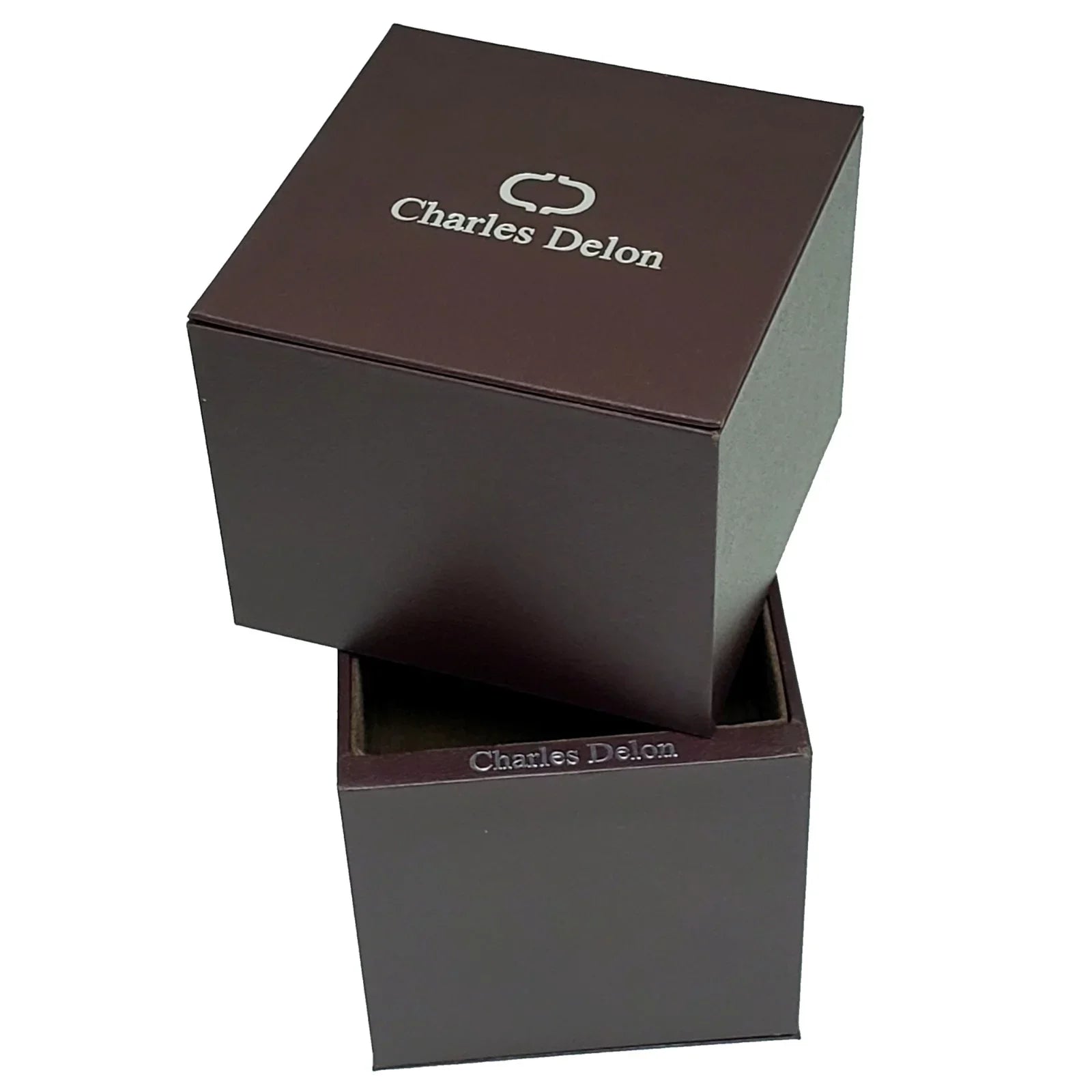 Charles Delon Women's Watch 5855 LRBW Rose Gold/Black Stainless Steel Quartz
