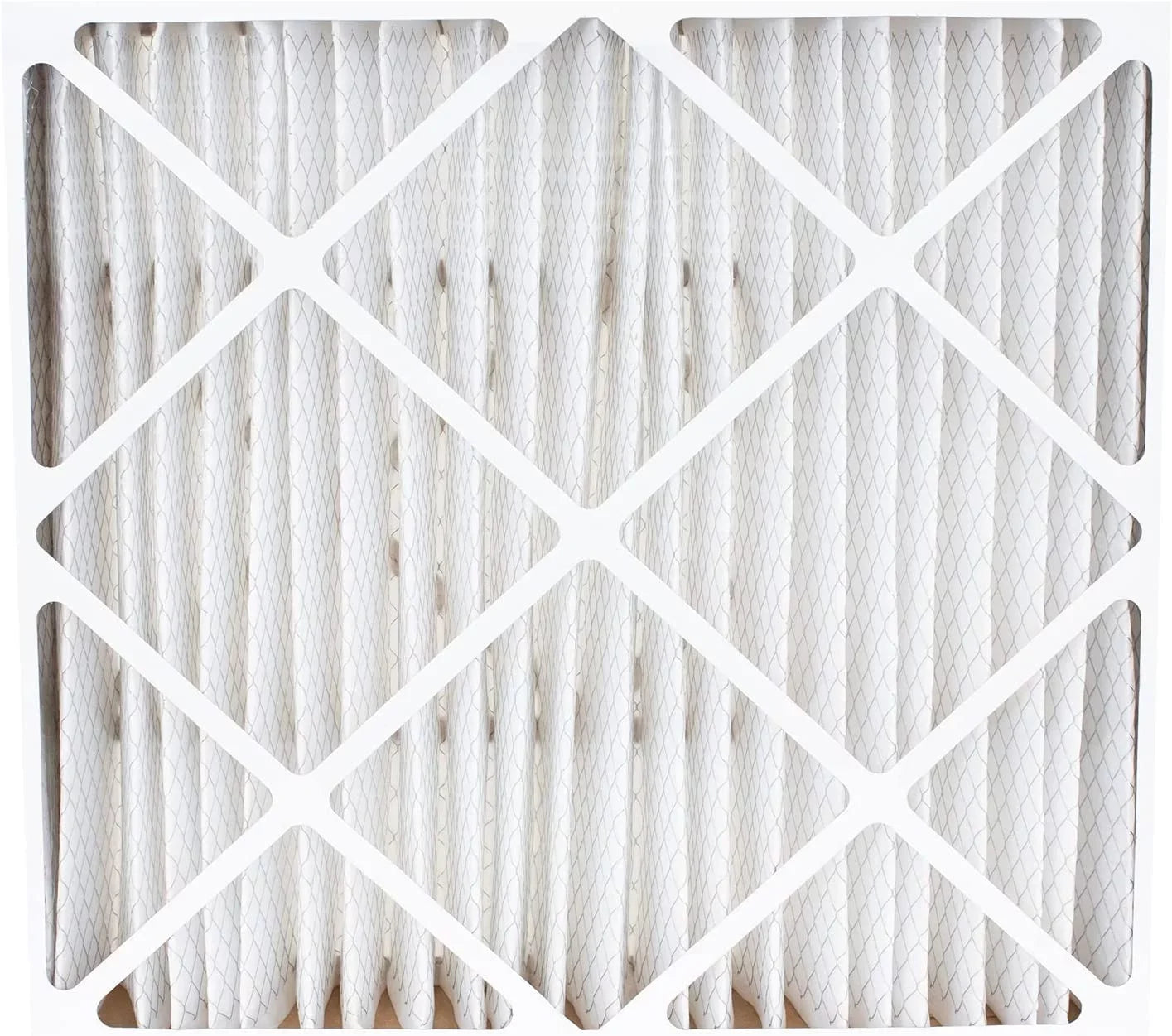Filterbuy 16x20x5 MERV 8 Pleated HVAC AC Furnace Air Filters for Honeywell FC100A1003 (3-Pack)