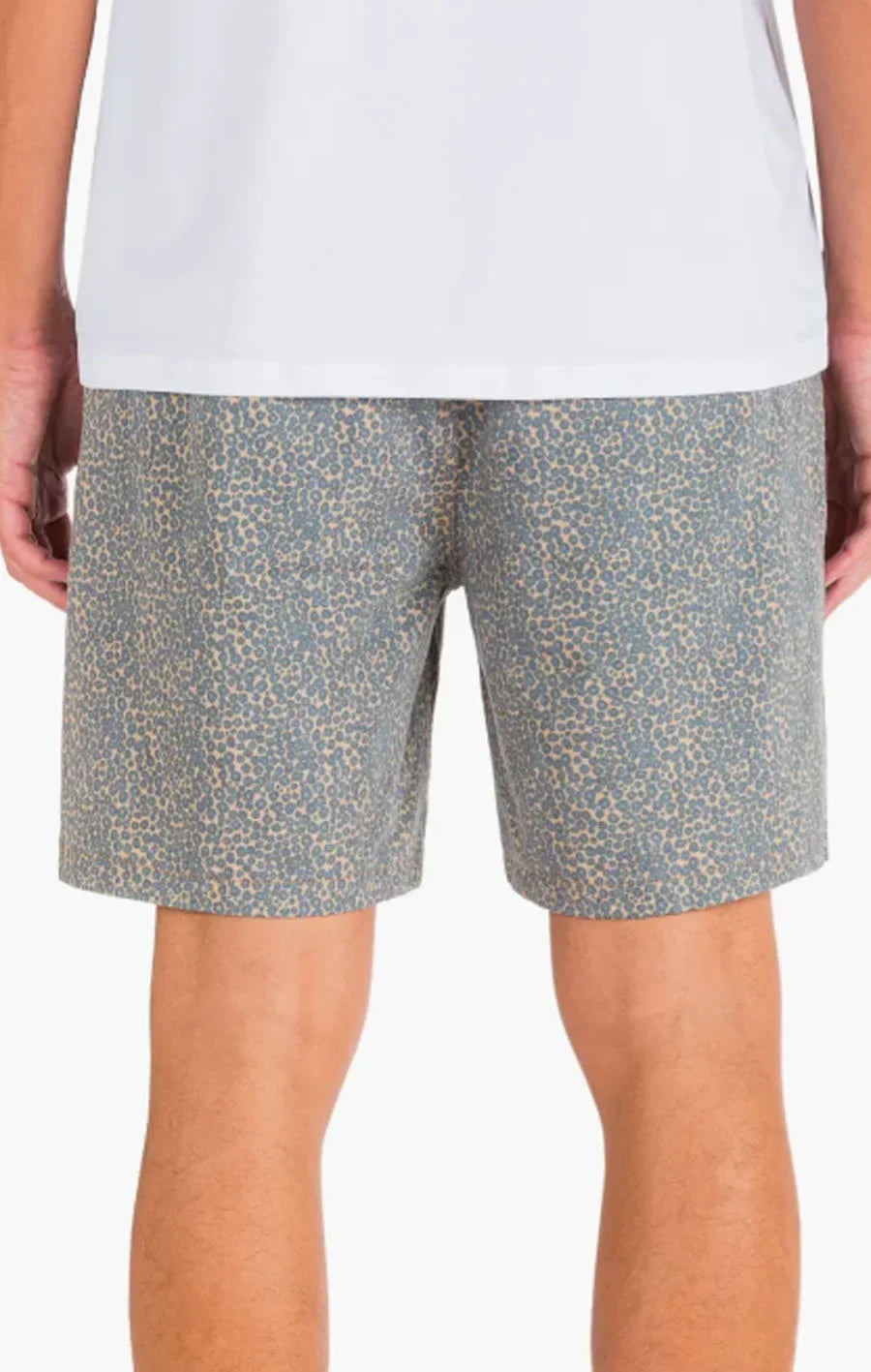 Hurley Men's Phantom Naturals II 18' Volley Shorts - Gold Leopard -(Small)