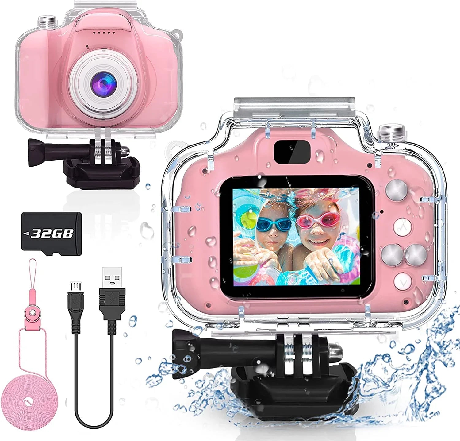 Gifts for 6 7 8 9 10 Year Old Girls Kids Liquid Camera Christmas Birthday Gifts Toddler Action Camera Toys