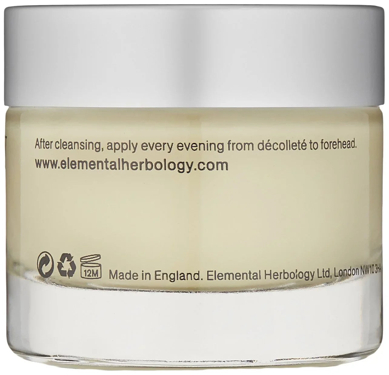 Elemental Herbology Vital Glow Overnight Resurfacing Cream for Face, 1.7 fl oz